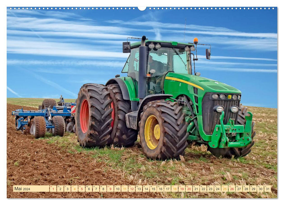 Traktoren - Giganten in der Landwirtschaft (CALVENDO Wandkalender 2024)