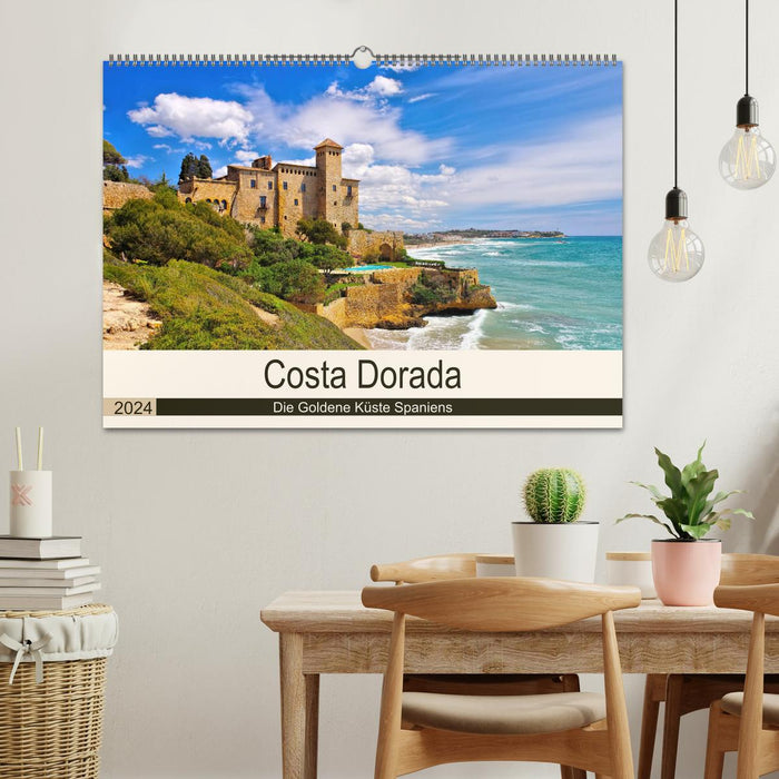 Costa Dorada - The Golden Coast of Spain (CALVENDO Wall Calendar 2024) 