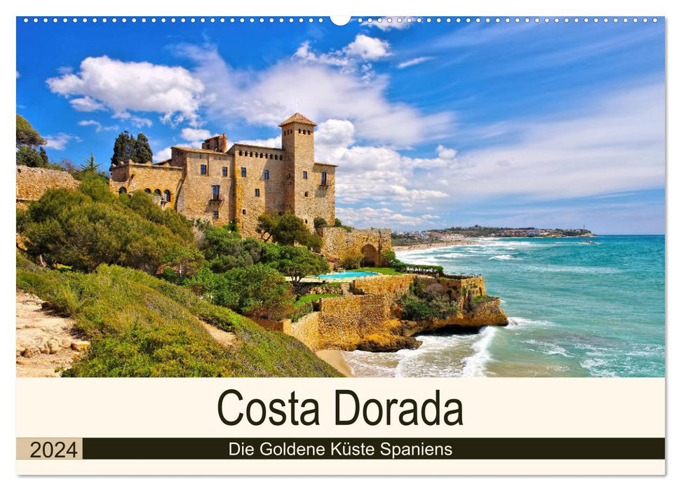 Costa Dorada - The Golden Coast of Spain (CALVENDO Wall Calendar 2024) 