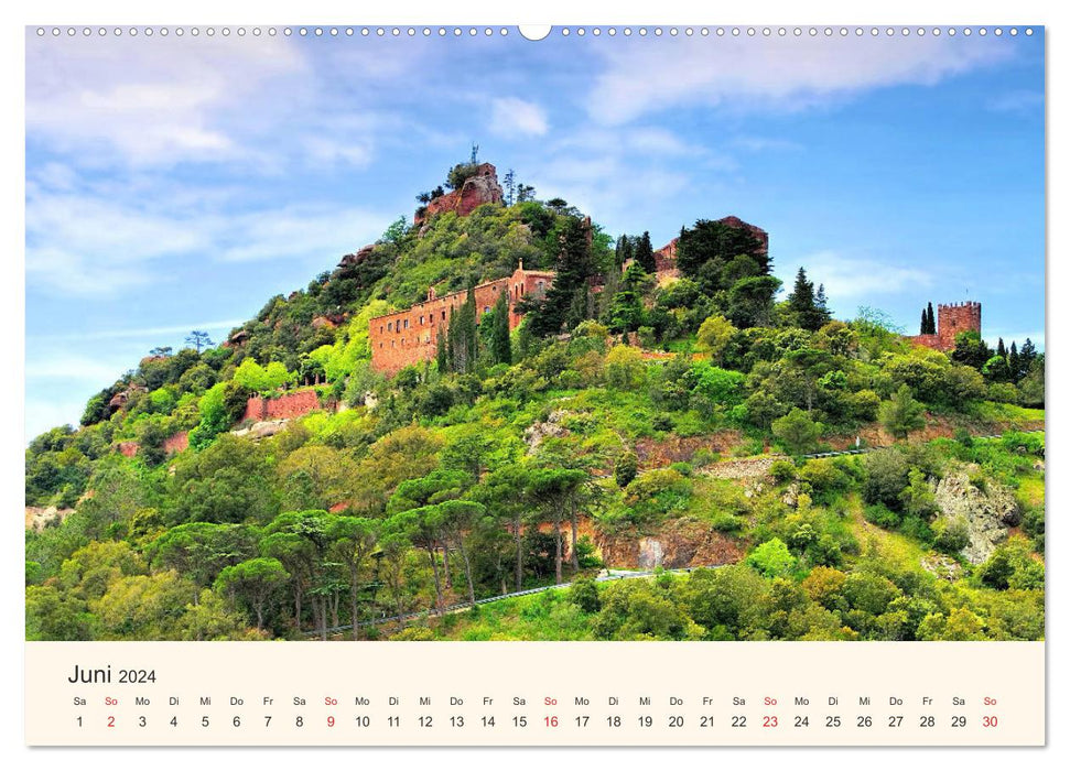 Costa Dorada - The Golden Coast of Spain (CALVENDO Wall Calendar 2024) 