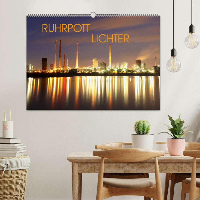 RUHRPOTT LIGHTS (CALVENDO wall calendar 2024) 