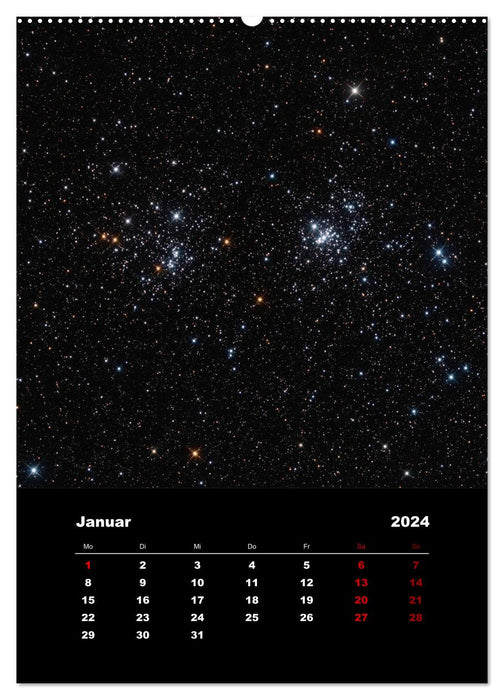 Das Universum (CALVENDO Premium Wandkalender 2024)