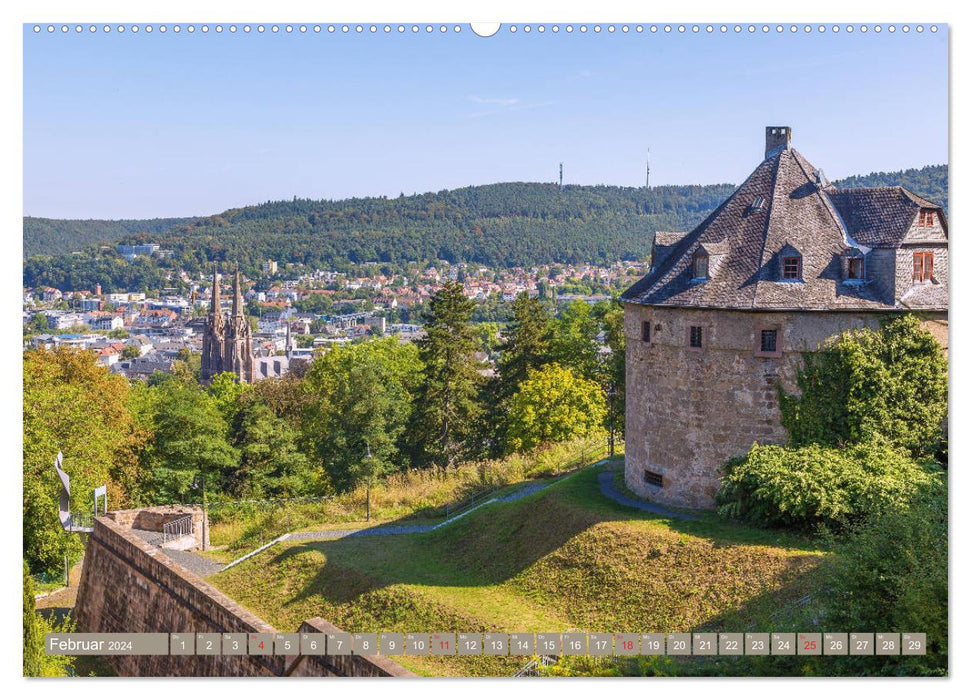 Marburg an der Lahn (Calvendo Premium Calendrier mural 2024) 