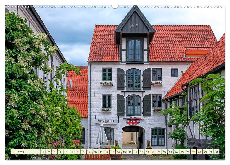 Enchanting Flensburg (CALVENDO Premium Wall Calendar 2024) 