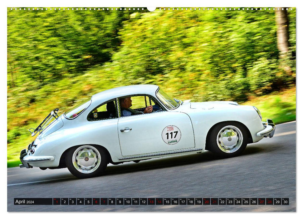 Porsche Oldtimer - EGGBERG KLASSIK - Der Berg ruft (CALVENDO Premium Wandkalender 2024)