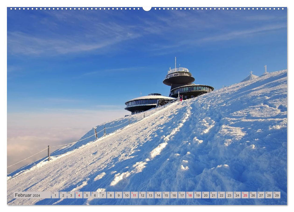Giant Mountains - In the land of Rübezahl (CALVENDO Premium Wall Calendar 2024) 