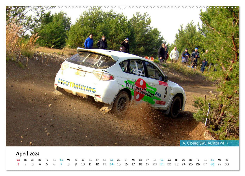 Lausitz Rally Calendar (CALVENDO Premium Wall Calendar 2024) 