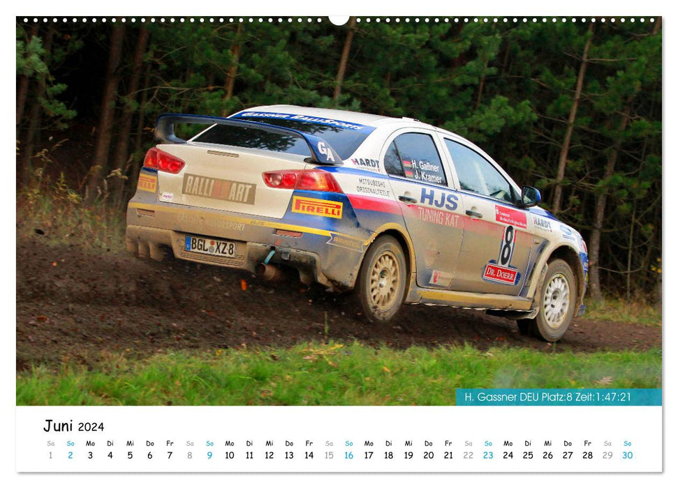 Lausitz Rally Calendar (CALVENDO Premium Wall Calendar 2024) 