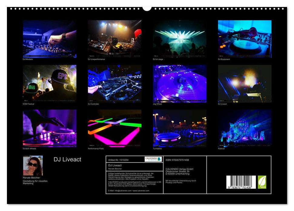 DJ Liveact (CALVENDO Premium Wandkalender 2024)