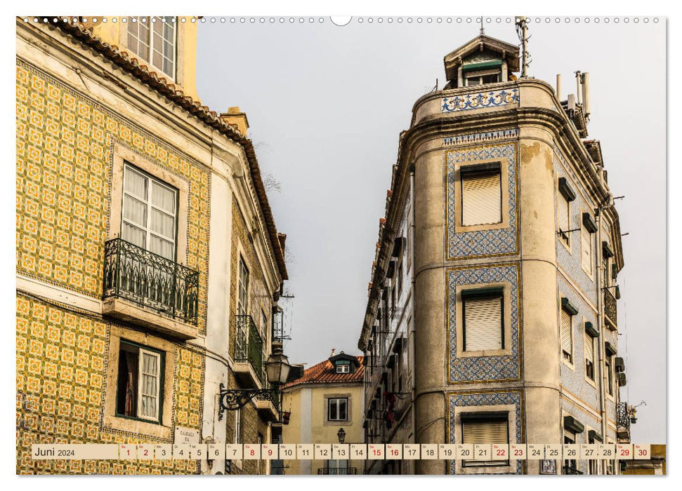 Lisbon - dream city on the Tejo (CALVENDO Premium Wall Calendar 2024) 