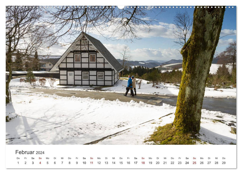 Mein Sauerland (CALVENDO Premium Wandkalender 2024)