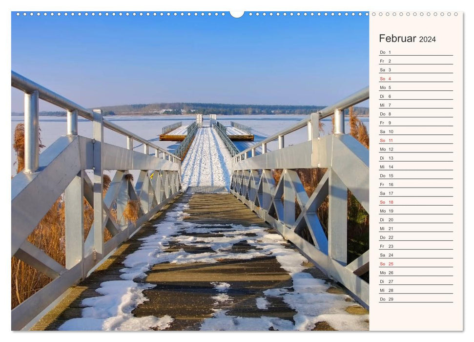 Lausitzer Seenland - Junge Urlaubsregion mit einzigartiger Wasserlandschaft (CALVENDO Premium Wandkalender 2024)