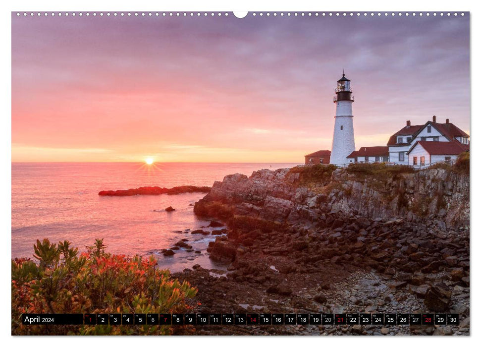 NEUENGLAND - Eine Reise durch den Nordosten der USA (CALVENDO Premium Wandkalender 2024)