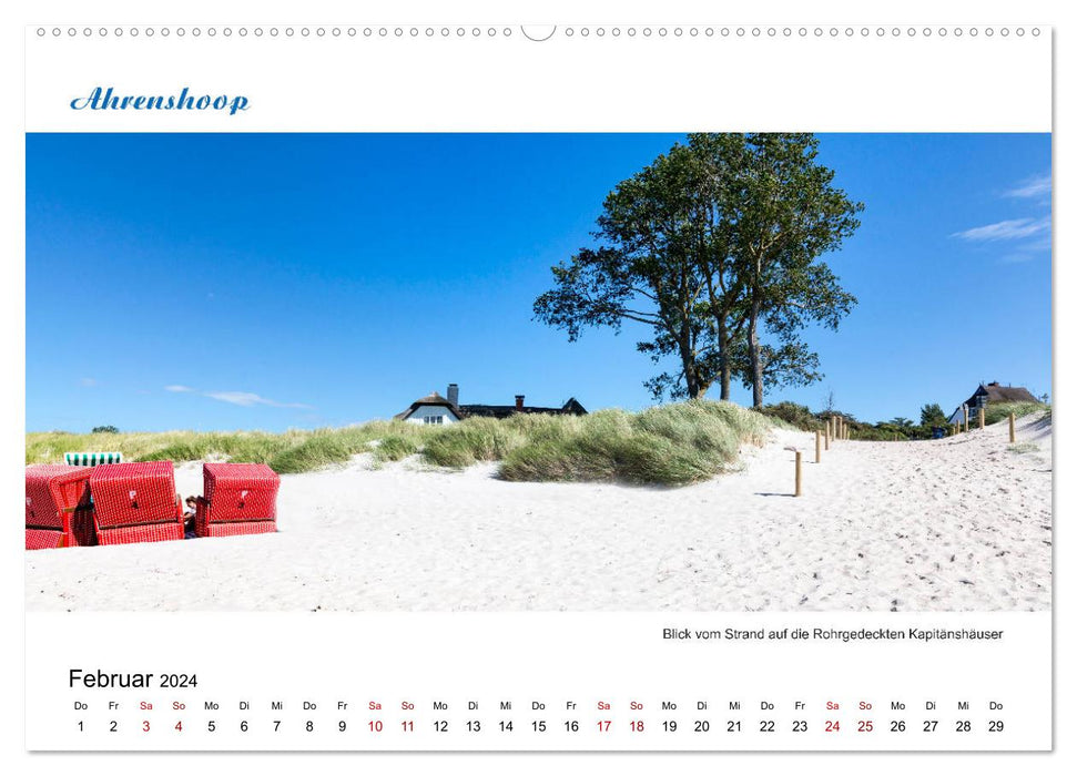 Panorama-Blick Fischland-Darss-Zingst (CALVENDO Wandkalender 2024)