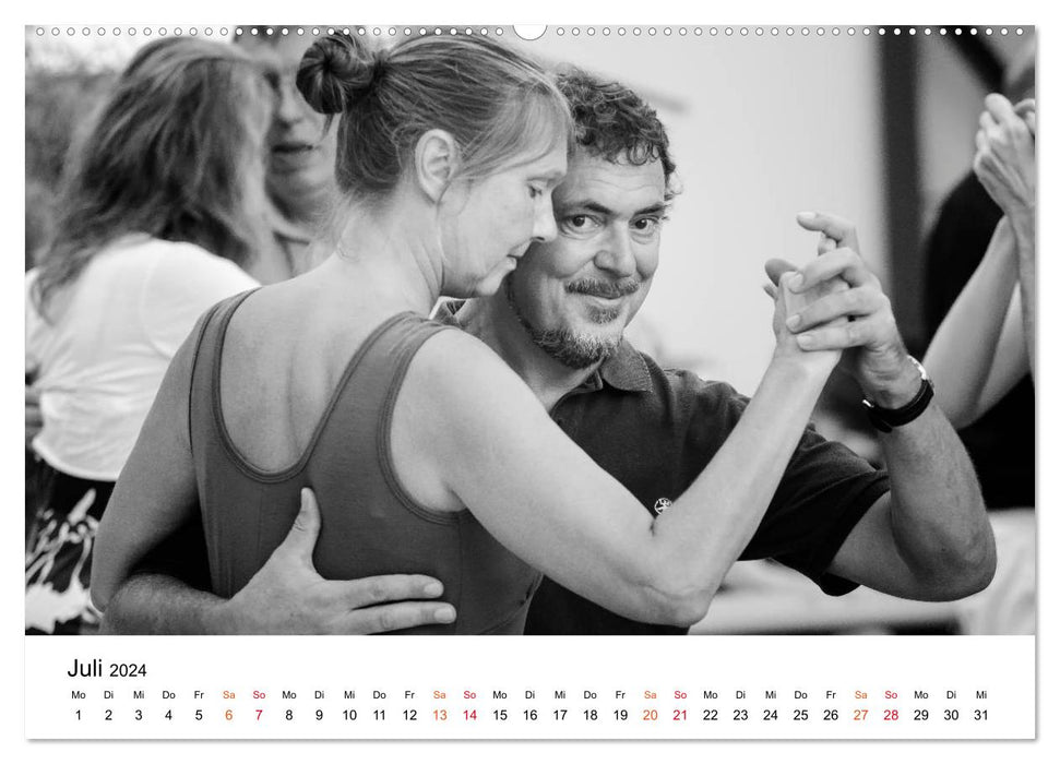 Tango Argentino - Paare beim Tanz auf öffentlichen Plätzen (CALVENDO Premium Wandkalender 2024)