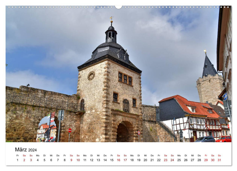 Mühlhausen in Thüringen - Stadt im Herzen Deutschlands (CALVENDO Premium Wandkalender 2024)