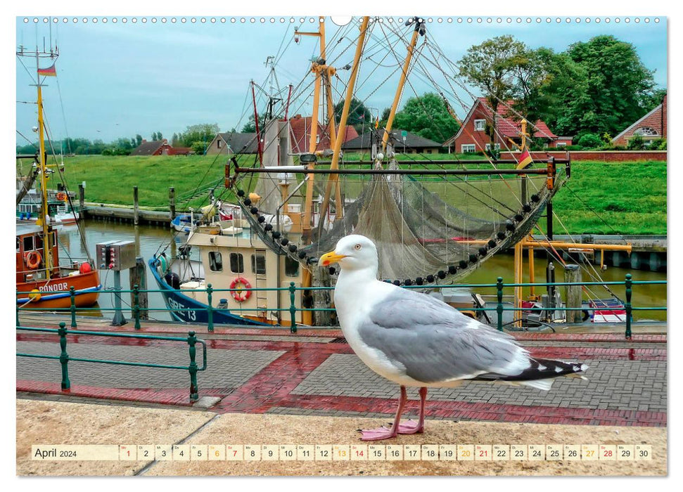 Maritime Augenblicke - Fischkutter (CALVENDO Wandkalender 2024)