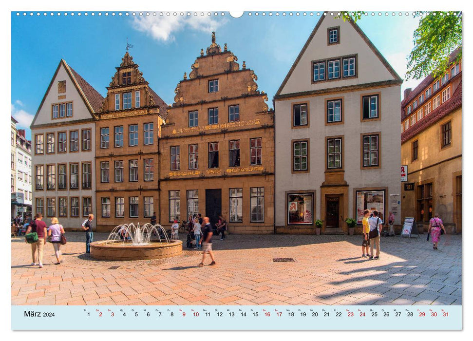Bielefeld - Die freundliche Stadt am Teutoburger Wald (CALVENDO Wandkalender 2024)