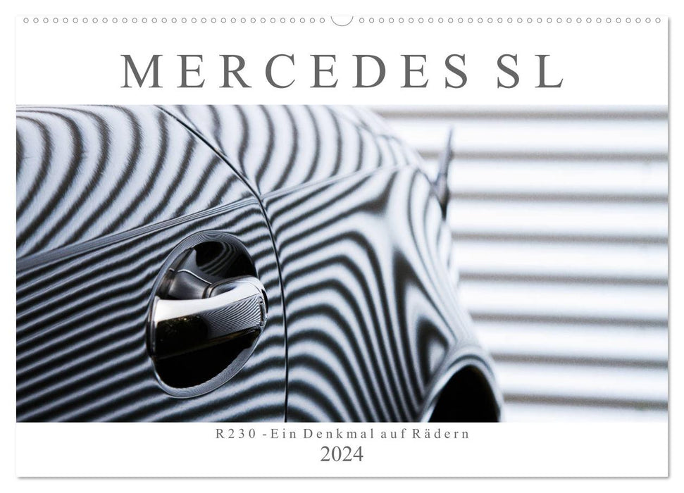 Mercedes SL R230 - Ein Denkmal auf Rädern (CALVENDO Wandkalender 2024)