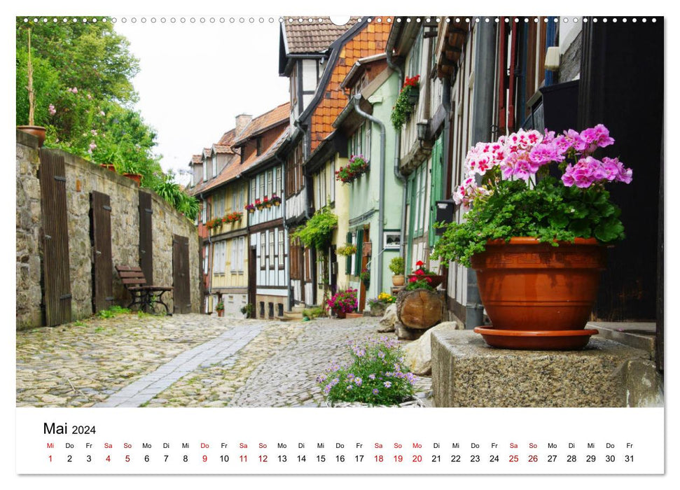 Weltkulturerbe Quedlinburg (CALVENDO Wandkalender 2024)