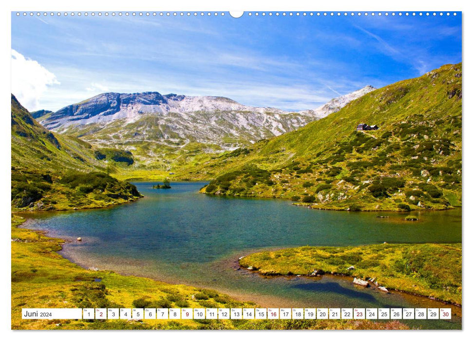 Ennstaler Bergseen in den Schladminger Tauern (CALVENDO Premium Wandkalender 2024)
