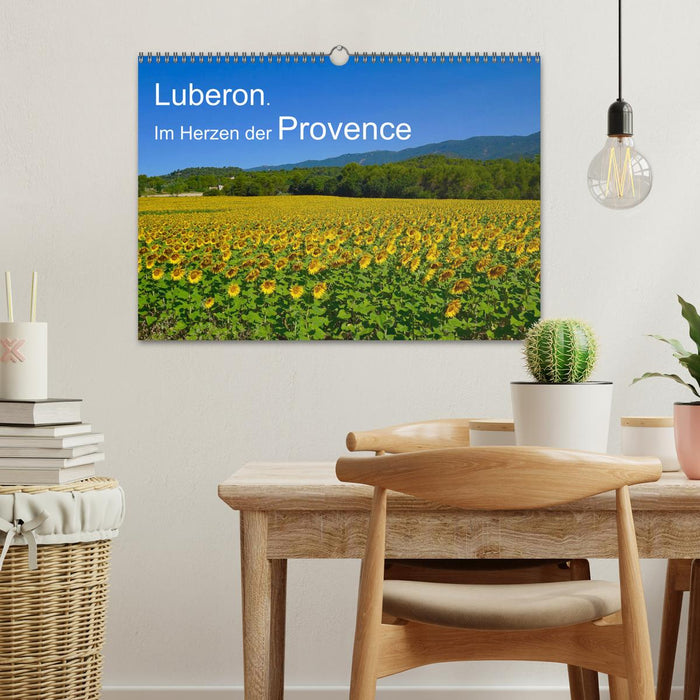 Luberon. Im Herzen der Provence (CALVENDO Wandkalender 2024)