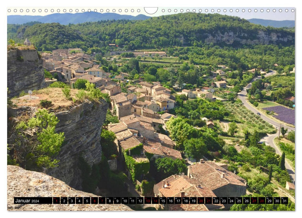 Luberon. Im Herzen der Provence (CALVENDO Wandkalender 2024)