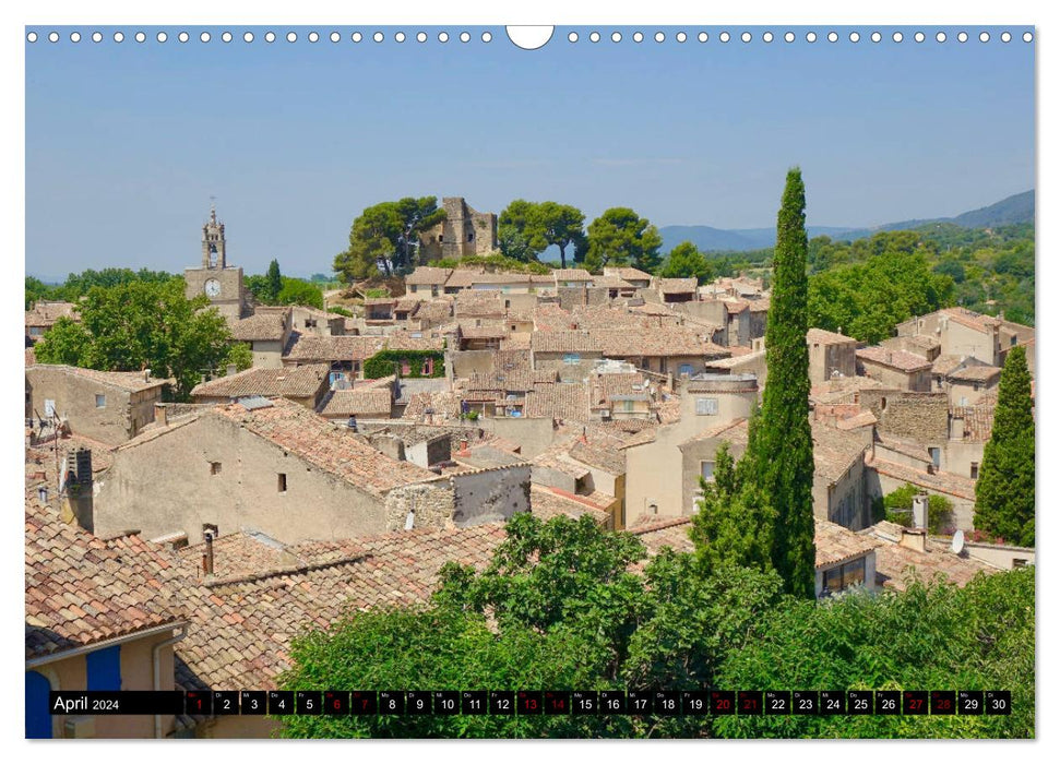 Luberon. Im Herzen der Provence (CALVENDO Wandkalender 2024)