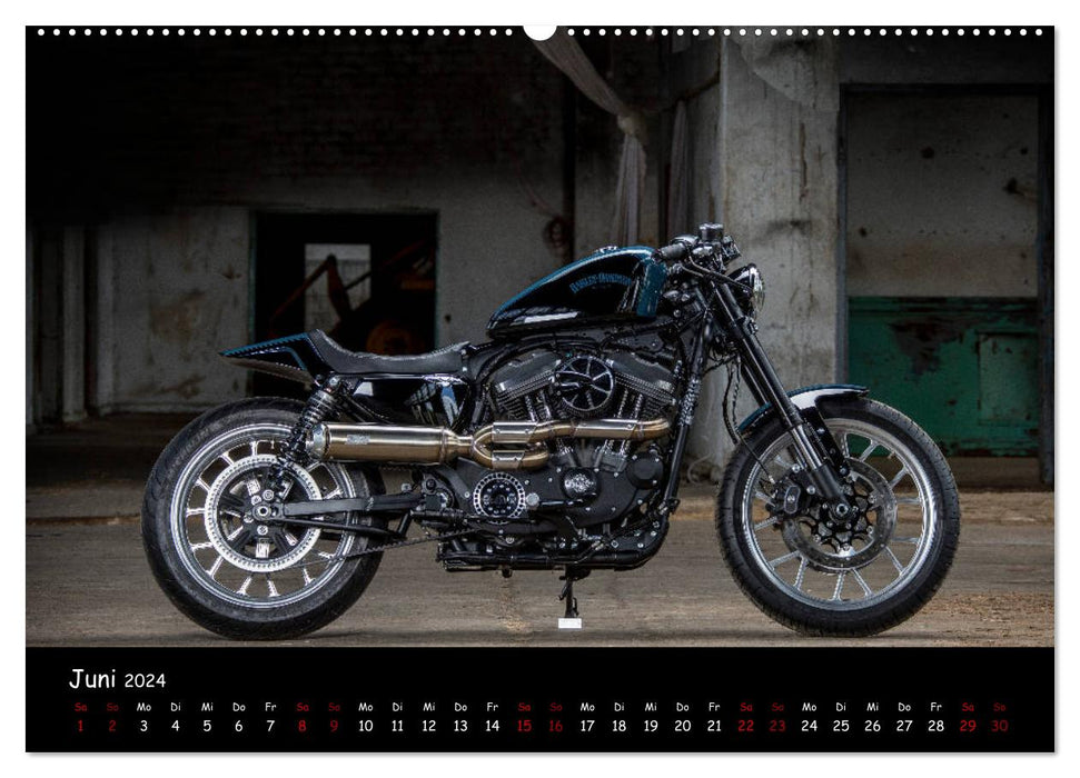 Best of Custom- and Showbikes Kalender (CALVENDO Wandkalender 2024)