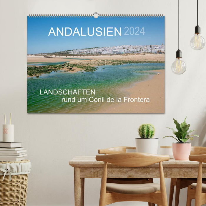 Andalusien - Landschaften rund um Conil de la Frontera (CALVENDO Wandkalender 2024)