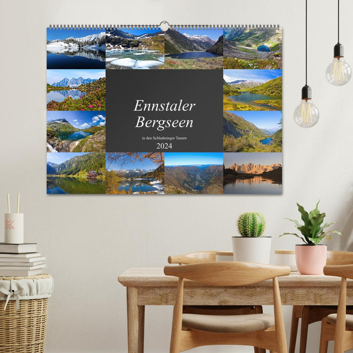 Ennstaler Bergseen in den Schladminger Tauern (CALVENDO Wandkalender 2024)