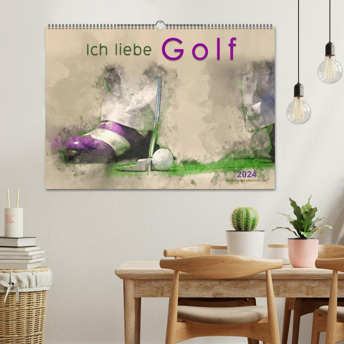 Ich liebe Golf (CALVENDO Wandkalender 2024)