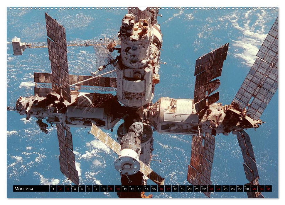 Auftrag im Weltall. Astronauten und Raumfahrt (CALVENDO Wandkalender 2024)