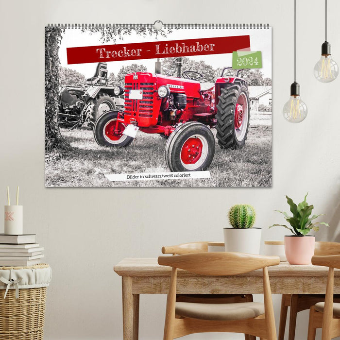 Tractor lovers (CALVENDO wall calendar 2024) 