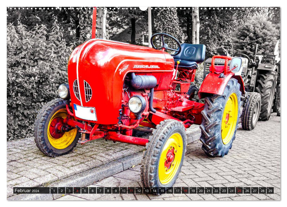 Tractor lovers (CALVENDO wall calendar 2024) 