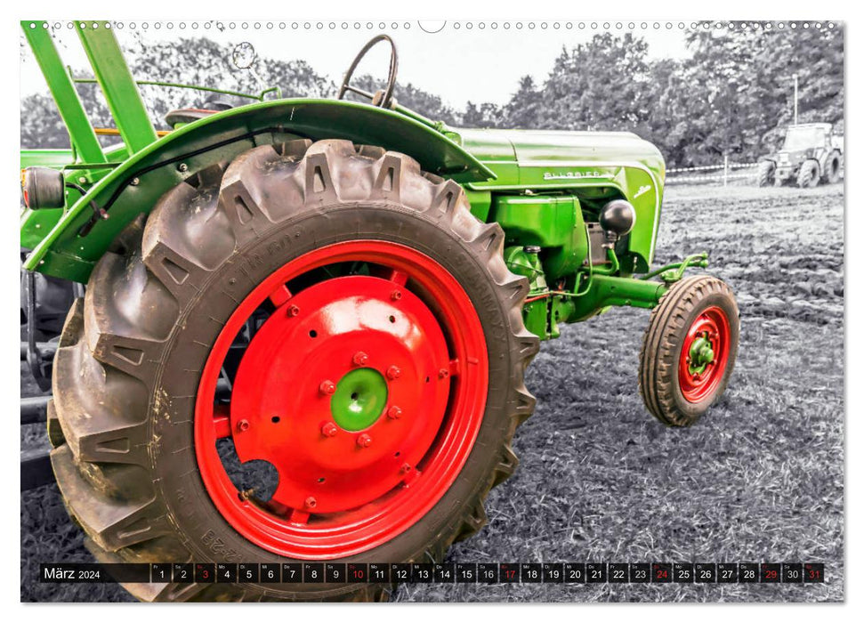 Tractor lovers (CALVENDO wall calendar 2024) 