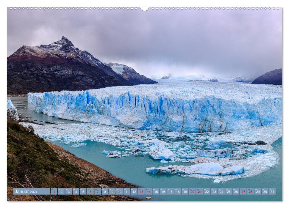 Patagonien: Einzigartige Landschaft am Ende der Welt (CALVENDO Wandkalender 2024)