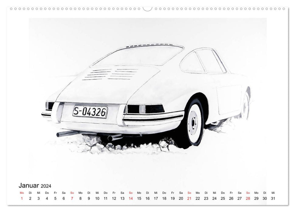 50 Jahre Porsche 911 (CALVENDO Premium Wandkalender 2024)