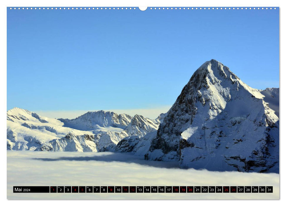 Eiger, Mönch und Jungfrau 2024 (CALVENDO Premium Wandkalender 2024)