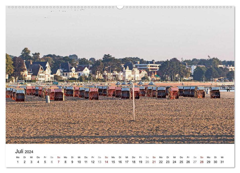 Baltic Sea spa Travemünde - Lübeck's most beautiful daughter (CALVENDO Premium Wall Calendar 2024) 