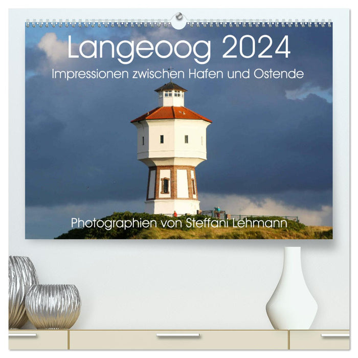 Langeoog 2024. Impressions between the harbor and Ostend (CALVENDO Premium Wall Calendar 2024) 