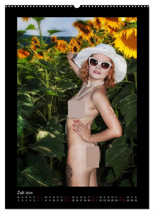 Naked in Nature (CALVENDO Premium Wandkalender 2024)