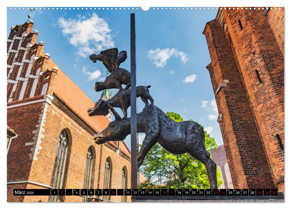 A weekend in Riga (CALVENDO Premium Wall Calendar 2024) 