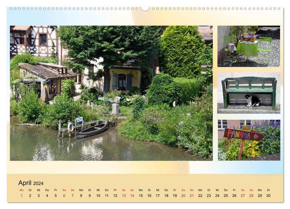 Run on the Pegnitz is colorful (CALVENDO Premium Wall Calendar 2024) 