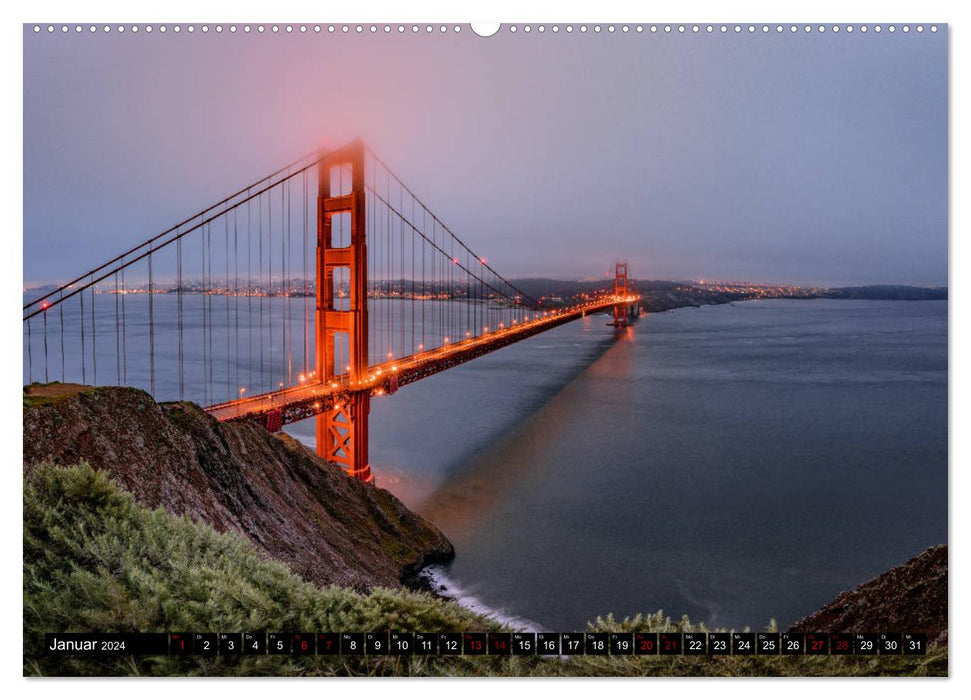 San Francisco Moments (CALVENDO Premium Wandkalender 2024)
