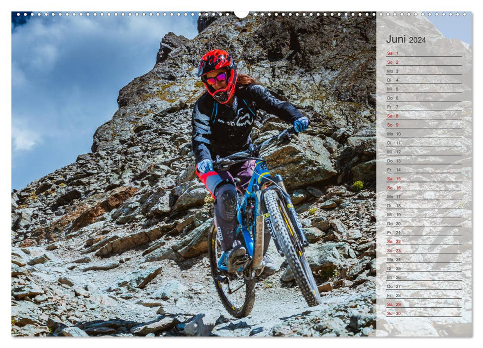 Downhill Action (CALVENDO Premium Wall Calendar 2024) 