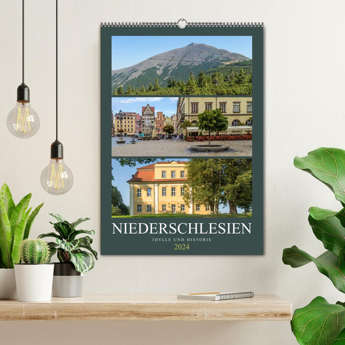 LOWER SILESIA idyll and history (CALVENDO wall calendar 2024) 