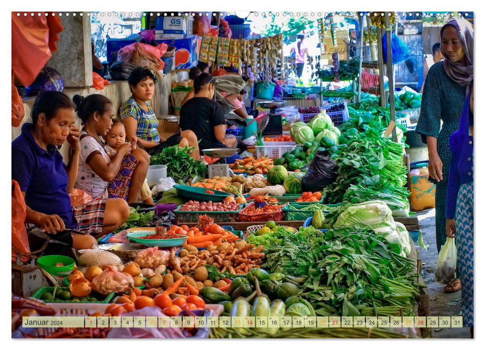 Markets of the world (CALVENDO wall calendar 2024) 