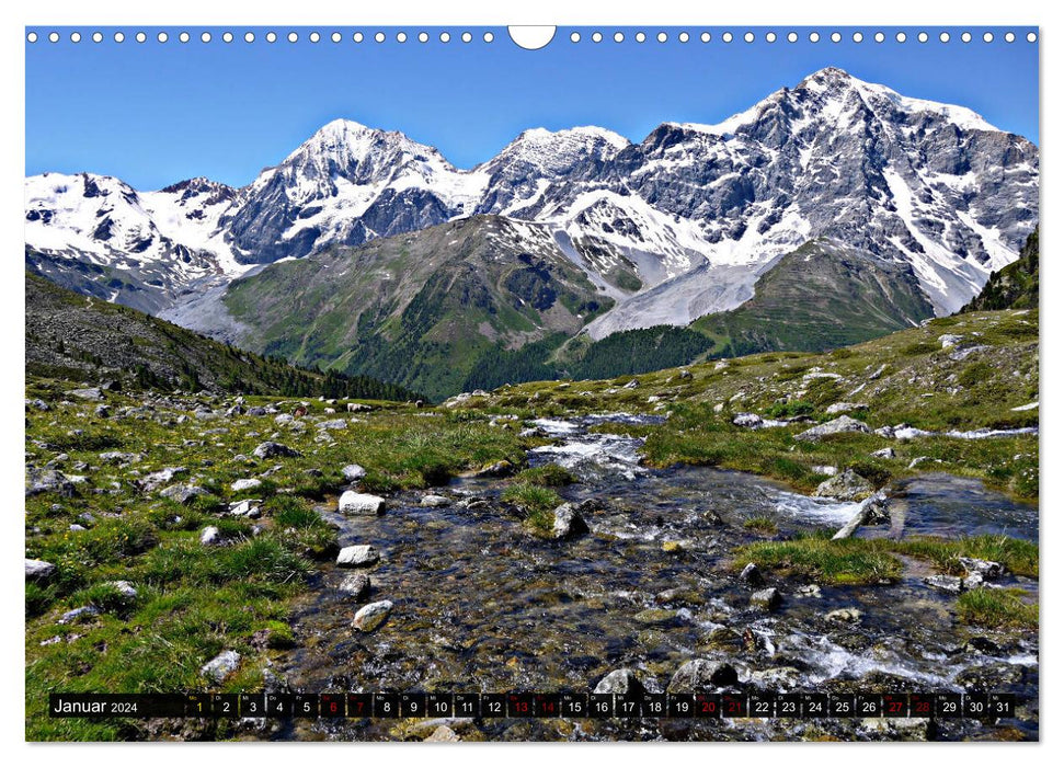 King Ortler - the slightly different mountain (CALVENDO wall calendar 2024) 