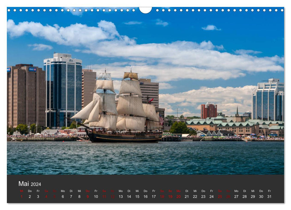 Windjammer Regatta - Tall Ships Atlantic Challenge (CALVENDO Wall Calendar 2024) 